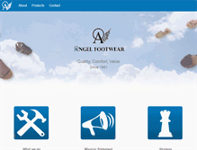 Tablet Screenshot of angelfootwear.co.za